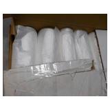 5 rolls large clear trash liners...
