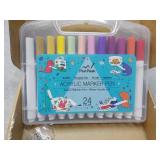 Acrylic Marker 24 Color Pen Kit...