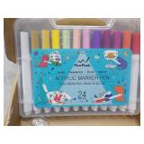 Acrylic Marker 24 Color Pen Kit...