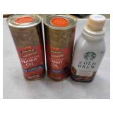 2 Peanut Oil and 1 Cold Brew Coffee...