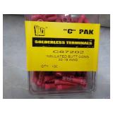 15 "C" Packs Solderless Terminals...