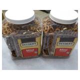 2 jugs Snyders Mini Pretzels...