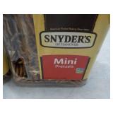 2 jugs Snyders Mini Pretzels...