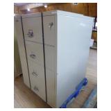 2 Fire King Fireproof 4-Drawer Lateral File Cabinets