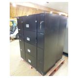 2 Schwab 5000 Fireproof 4-Drawer Lateral File Cabinets