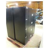 2 Schwab 5000 Fireproof 4-Drawer Lateral File Cabinets