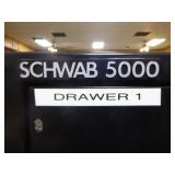 2 Schwab 5000 Fireproof 4-Drawer Lateral File Cabinets