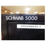 2 Schwab 5000 Fireproof 4-Drawer Lateral File Cabinets