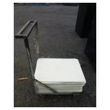 Cart with 28 Cutting Boards