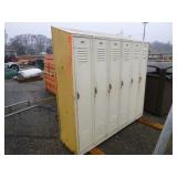 Row of 6 Lockers