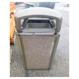 Outdoor Trash Can with Receptacle
