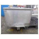 Stainless Tub on 3 Wheels