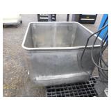 Stainless Tub on 3 Wheels