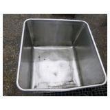 Stainless Tub on 3 Wheels