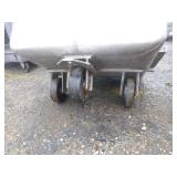 Stainless Tub on 3 Wheels