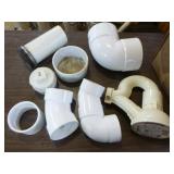 Box of Miscellaneous PVC Fittings