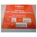 6 Legrand 5.25" Outdoor Speakers