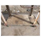 Homemade Work Cart on Wheels