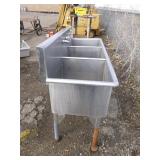 Stainless Steel 3-Compartment Sink
