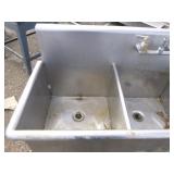 Stainless Steel 3-Compartment Sink