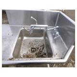 Stainless Steel Table with Sink and Faucet