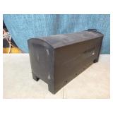 Mailbox and Wood Crate