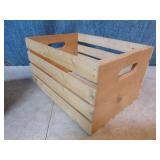 Mailbox and Wood Crate