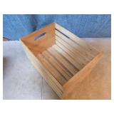 Mailbox and Wood Crate