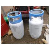 Two 40 Gallon LP Tanks