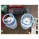 Two 40 Gallon LP Tanks