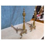 Vintage Fireplace Andirons