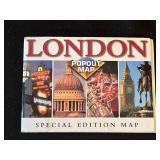 Vintage Patch & Pin Collection in Wooden Box - Ireland & London Souvenirs