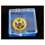 Seiko Desk Clock (retails for $35) & Jewelry Lot: Faux Pearl Necklace (broken clasp), Cut Crystal Bowl, IKE Pendant, 50 Pin