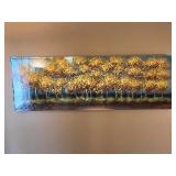 Autumn Golden Leaves Aspen Grove - Landscape Painting on Canvas