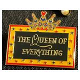 Queen of Everything Enamel Pin - Assorted Vintage Jewelry & Trinkets