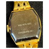 Assorted Gold Tone Watches - Clinton, Citizen, Skagen (Lot of 4)