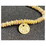 Assorted Jewelry Lot - Necklaces, Bead Chains & Leaf Pendant Necklace