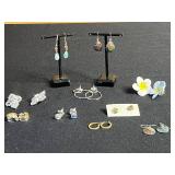 Colorful Gemstone & Crystal Earring Set - Earrings, Hoops, Studs, Clips & Pendants