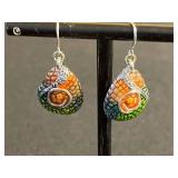Colorful Gemstone & Crystal Earring Set - Earrings, Hoops, Studs, Clips & Pendants