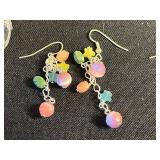 Costume Earrings Assortment - Pearl Drops, Glass & Bead Drops