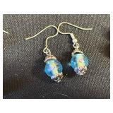 Costume Earrings Assortment - Pearl Drops, Glass & Bead Drops