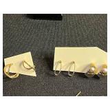 Boho Jewelry Assortment: Turquoise Stone Drops, Pearl Drops, Beaded Dangles & Frog Motifs