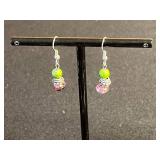 Boho Jewelry Assortment: Turquoise Stone Drops, Pearl Drops, Beaded Dangles & Frog Motifs