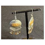 Boho Jewelry Assortment: Turquoise Stone Drops, Pearl Drops, Beaded Dangles & Frog Motifs