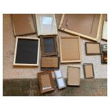 Picture Frames - Assorted Collection of Various Sizes & Finishes