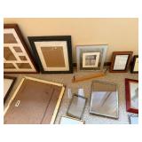 Picture Frames - Assorted Collection of Various Sizes & Finishes