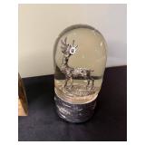 Decorative Figurine Lot - Angel, Fish Sculptures & Snow Globe (Lot of 4)