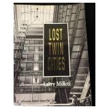 Lost Twin Cities Book - White Embossed Bowl - Copper Fruit Dish - Set of 3 Candle Holders