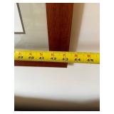 Lavender Field Landscape Art Print - Framed Wood Frame