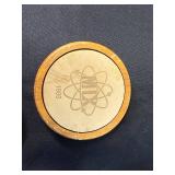 Vintage Cartoon Coaster Collection with Prague Bridges Box and Atomic Token